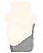 Светло-серый конверт в коляску &quot;Premium Welss&quot;, натуральная овчина Hesba | Фото 2