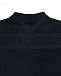 Тёмно-синяя футболка-поло Emporio Armani | Фото 3