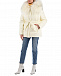 Белая куртка с меховой отделкой Yves Salomon | Фото 2