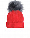 Красная шапка с декором &quot;Кошка&quot; Joli Bebe | Фото 2