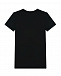 Черная футболка с золотистым лого из страз Balmain | Фото 2