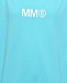 Туника с белым лого, бирюзовая MM6 Maison Margiela | Фото 3