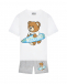 Комплект: футболка и шорты, принт &quot;серфинг&quot; Moschino | Фото 1