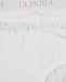 Белые трусы-шортики с кружевной отделкой La Perla | Фото 3