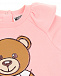 Розовый свитшот с принтом &quot;медвежонок&quot; Moschino | Фото 4