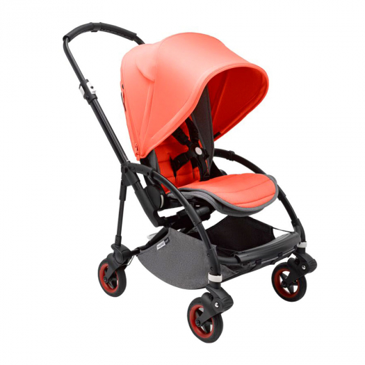 Коляска прогулочная Bee5 Complete black/coral Bugaboo | Фото 1