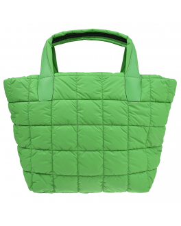 Зеленая стеганая сумка VeeCollective Зеленый, арт. 115-202-365 APPLE | Фото 1