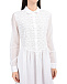 Платье-рубашка с ажурным декором 120% Lino | Фото 7