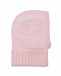 Розовая шапка-шлем с декором &quot;заяц&quot; Il Trenino | Фото 2