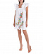 Белое платье с цветочной вышивкой Vivetta | Фото 3