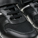 Черные кроссовки на шнуровке и липучке Morelli | Фото 6