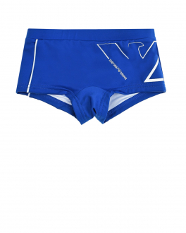 Синие плавки-шорты Emporio Armani Синий, арт. 408514 2R210 02833 | Фото 1