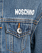 Синяя джинсовая куртка с принтом &quot;медвежонок&quot; Moschino | Фото 3