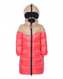 Пальто цвета фуксии с бежевым капюшоном AI RIDERS ON THE STORM Мультиколор, арт. 626BTPRTJ AIW2MAT 4104 TEABE | Фото 1