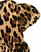 Леопардовое платье с шортиками Dolce&Gabbana | Фото 5