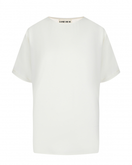 Белая футболка oversize 5 Preview Белый, арт. 5PW22030 BRIGHT WHITE | Фото 1