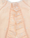 Персиковый подарочный набор (платье с шортиками + панама)  | Фото 8