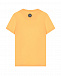 Оранжевая футболка с лого Philipp Plein | Фото 2