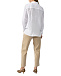 Рубашка прямая с декором макраме, белая 120% Lino | Фото 4