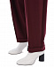 Бордовые брюки со складками MRZ | Фото 7