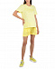 Желтые льняные шорты для беременных Pietro Brunelli | Фото 5