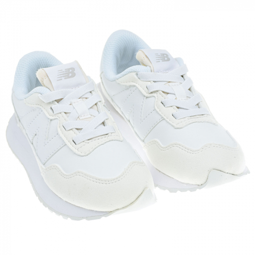 Белые базовые кроссовки NEW BALANCE | Фото 1