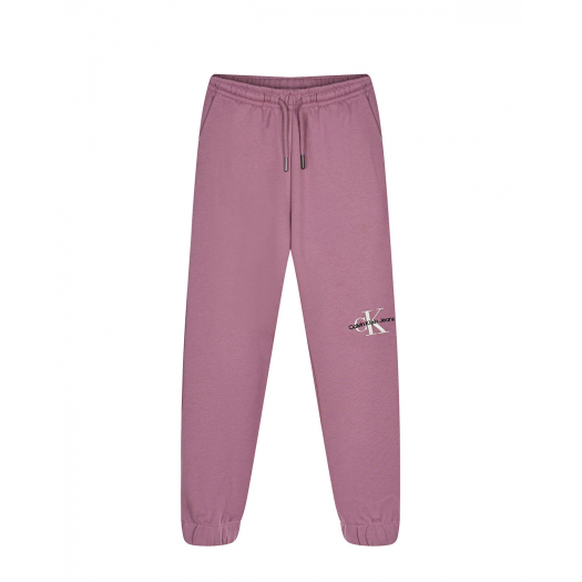 Спортивные брюки лилового цвета Calvin Klein | Фото 1