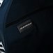 Голубой рюкзак с белым лого Emporio Armani | Фото 4