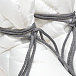 Белые дутые угги со шнуровкой PIUMESTUDIO | Фото 6