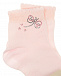 Светло-розовые носки со стрекозой из страз Story Loris | Фото 2