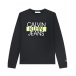 Черный свитшот с логотипом Calvin Klein | Фото 1