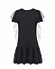 Черное платье с короткими рукавами  | Фото 2