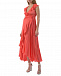 Красное платье с воланом Pietro Brunelli | Фото 7