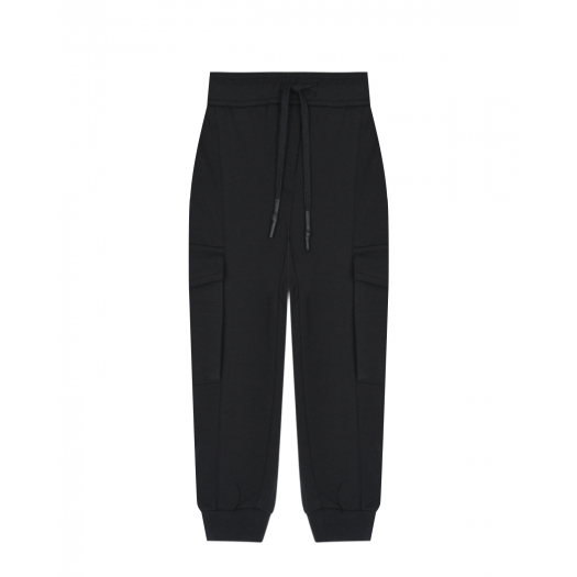 Спортивные черные брюки с накладными карманами Antony Morato | Фото 1