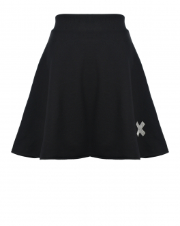 Черная юбка с крестиком из стразов Flashin Черный, арт. FS22SS_C | Фото 1