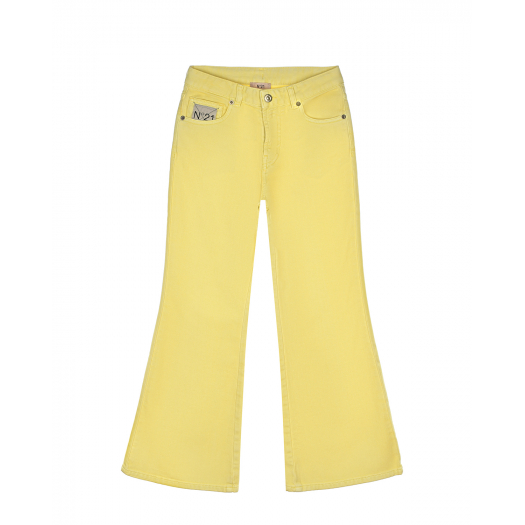 Желтые джинсы клеш No. 21 | Фото 1