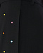 Черные брюки палаццо со стразами MSGM | Фото 7