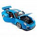 Металлическая машина Porsche 911 GT3 RS 4.0 light blue 1:18 Bburago | Фото 3