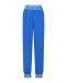 Синие спортивные брюки с логотипом 5 Preview | Фото 1