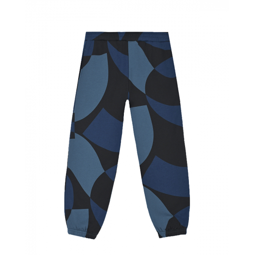 Черно-синие спортивные брюки Stella McCartney | Фото 1