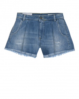 Синие джинсовые шорты Dondup Синий, арт. DFBE69C DS040 4016 | Фото 1