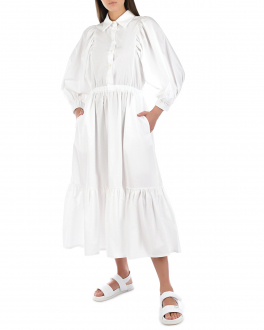 Белое платье с объемными рукавами Nude , арт. 1103749 01 | Фото 2