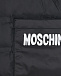 Черный стеганый жилет с принтом &quot;мишка&quot; Moschino | Фото 3
