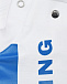 Белая футболка с синим лого Diesel | Фото 3
