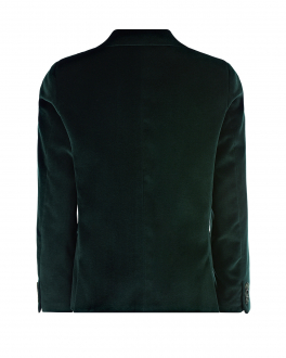 Зеленый пиджак из бархата Dal Lago Зеленый, арт. N004J 7712 2 | Фото 2