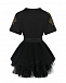 Черное платье со стразами Balmain | Фото 3