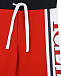 Красные спортивные брюки с белыми лампасам  | Фото 3