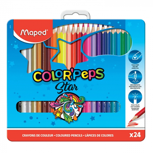 Набор карандашей COLORPEPS 24 цвета Maped | Фото 1