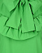 Зеленое платье с воланами MSGM | Фото 4