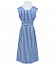 Платье в бело-голубую полоску  | Фото 5